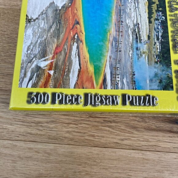 Americas National Parks 500 Piece Jigsaw Puzzle Yellowstone Spring NEW SEALED - Picture 3 of 9